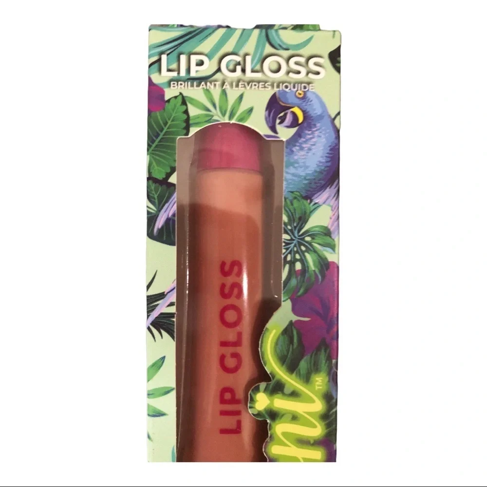 2 High shine lip gloss in sheer fuchsia, Melon,‎ Fuchsia, sheer red, Warm nude